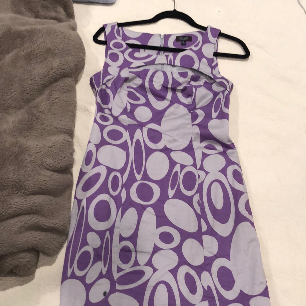 Camille La Vie Purple and Grey GoGo Girl Dress